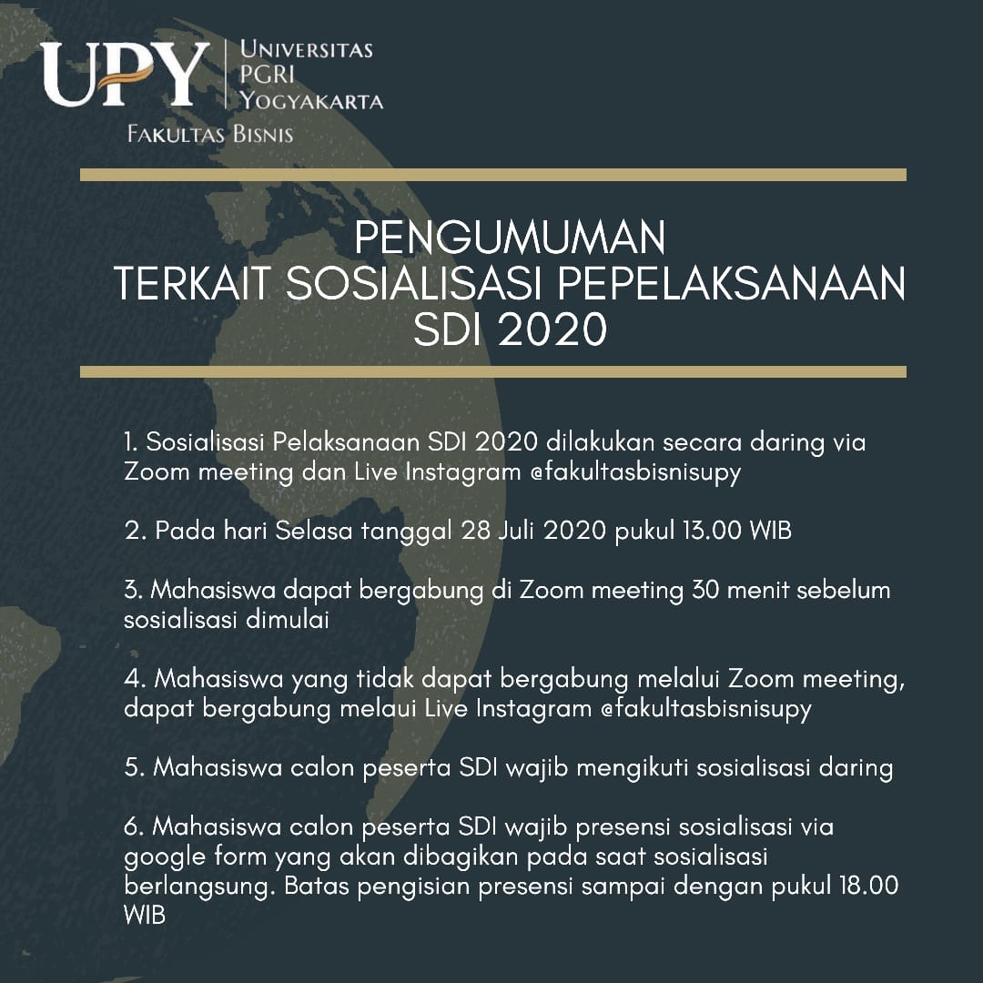 TEKNIS SOSIALiSASI SDI